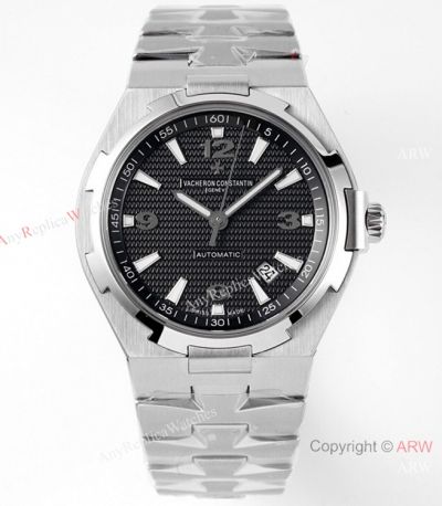 8 Factory Clone Vacheron Constantin Overseas ref,47040 Watch Stainless Steel Black Dial Swiss 9015